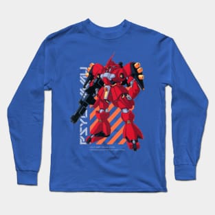 Geara Doga Psycommu System Test Type Gundam Long Sleeve T-Shirt